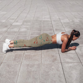 Leggings Capri Personalizado Fox de modo oscuro