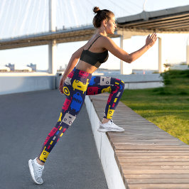 Leggings Capri Personalizado Kids Robot