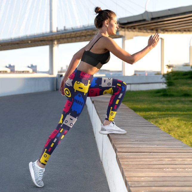 Leggings Capri Personalizado Kids Robot (Subido por el creador)