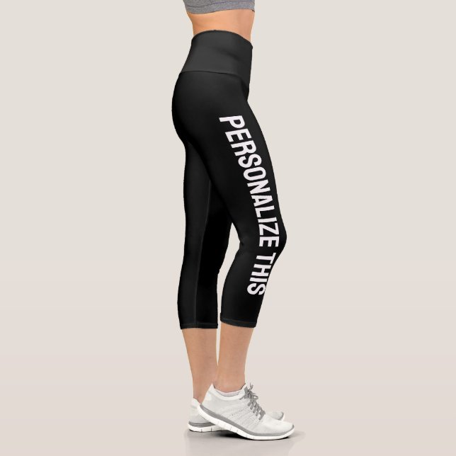 Leggings Capri Personalizado personalizado hecho (Derecha)