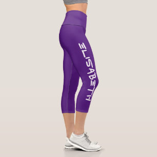 Leggings Capri Personalizado personalizado hecho - Plantilla Elis