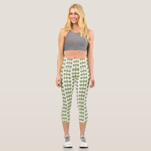 Leggings Capri Personalizado vegetal de alcachofas de canto lindo