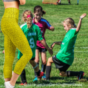 Leggings Capri Perspectiva del oro