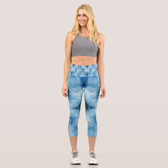 Leggings Capri Petales dispersos (Anverso)