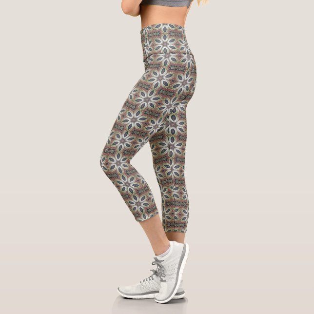 Leggings Capri Pétalos Celestiales de Infinito  (Izquierda)