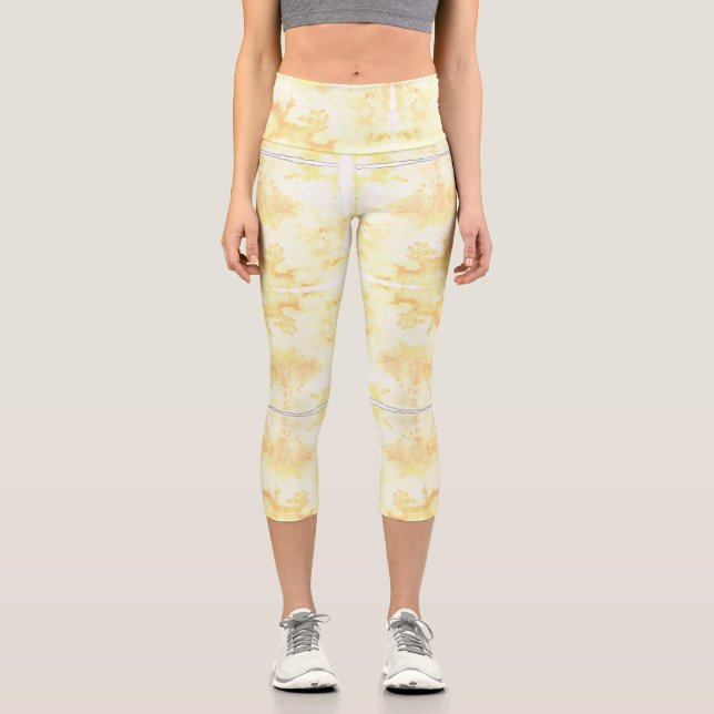 Leggings Capri Pétalos en la niebla (Anverso)