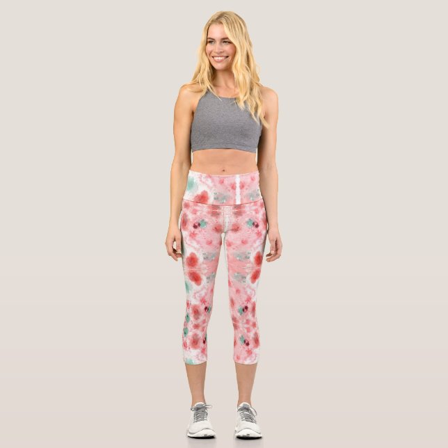 Leggings Capri Pétalos en la Niebla (Anverso)