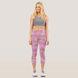 Leggings Capri Pétalos florales