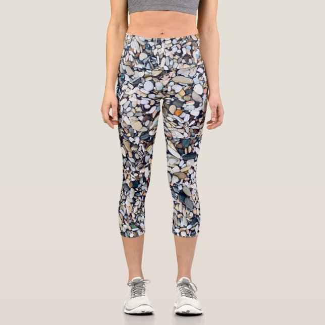 Leggings Capri Piedras de playa Pebbles (Anverso)