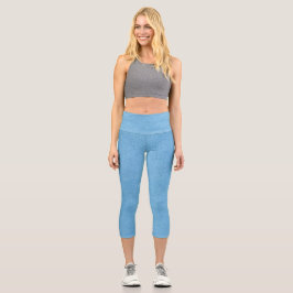 Leggings Capri Piernas ante azules (parecidas)