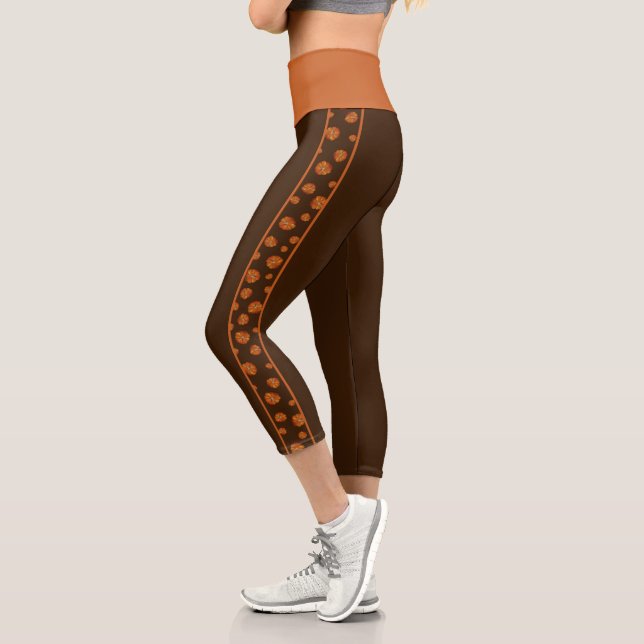 Leggings Capri Piernas de calabaza (Izquierda)