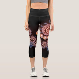 Leggings Capri Piernas de Capri con conchas y burbujas
