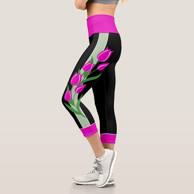 Leggings Capri Piernas de Tulip Capri Rosado (Izquierda)