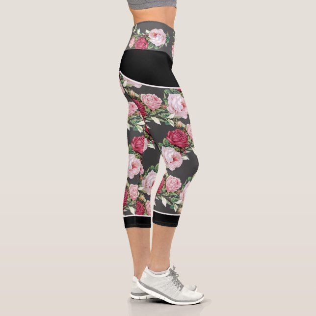 Leggings Capri Piernas Rosas - Capri (gris oscuro) (Derecha)