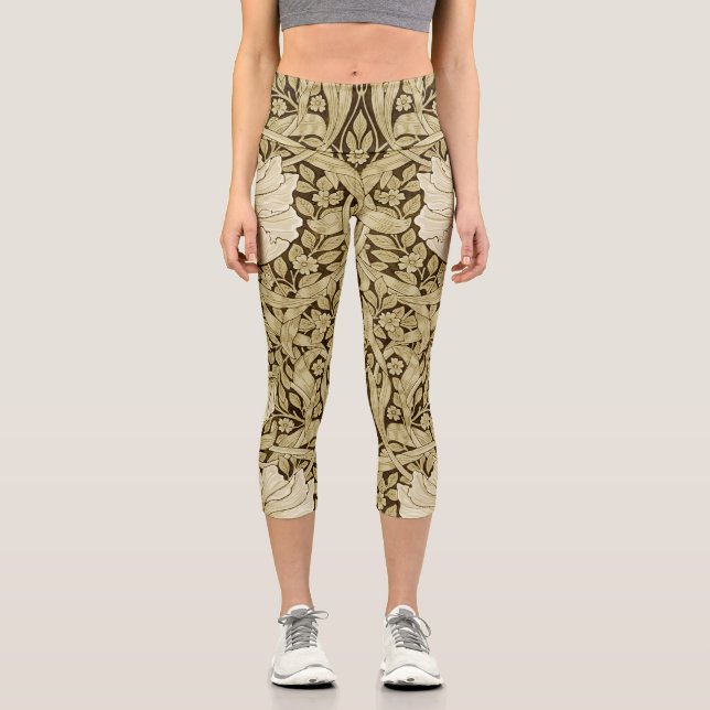 Leggings Capri Pimpernel Gold, William Morris (Anverso)