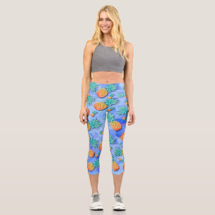 Leggings Capri Piñas. Pintura. Fiesta.