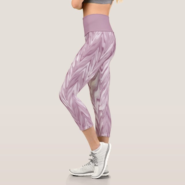 Leggings Capri Pink Zigzag (Izquierda)