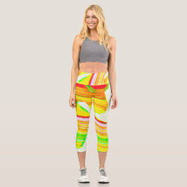 Leggings Capri Pinza arco iris