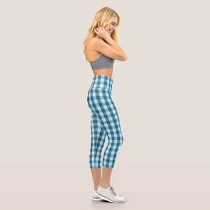 Leggings Capri Placa azul