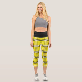 Leggings Capri Plaid Hatter