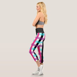 Leggings Capri Plaidicosis