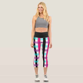 Leggings Capri Plaidicosis