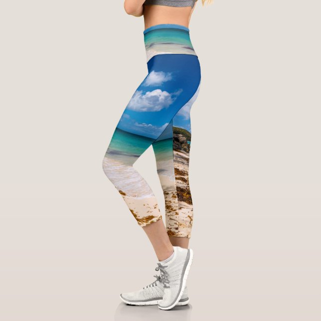 Leggings Capri Playa de Anse Canot en Marie-Galante (Izquierda)