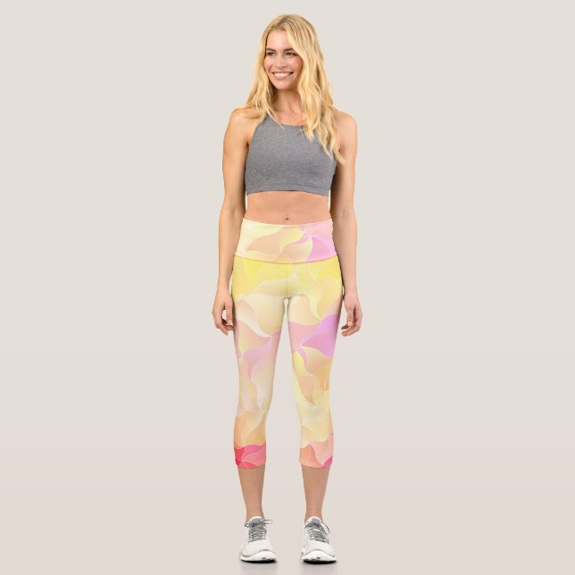 Leggings Capri PNGTree abstracto  (Anverso)