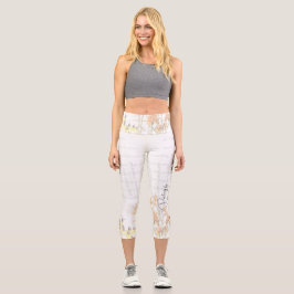 Leggings Capri “Poesía Pintada Suavemente” – Capris de H.G. Alexa