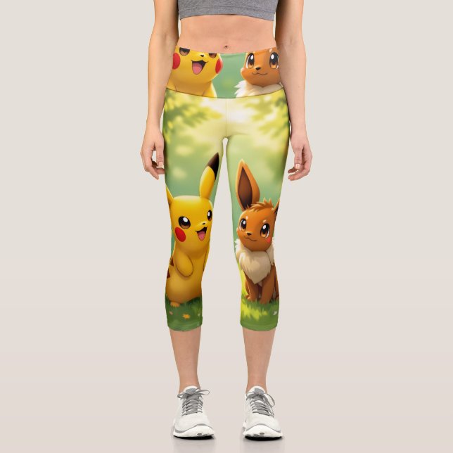 Leggings Capri Pokémon und seine Treue Freunde (Anverso)