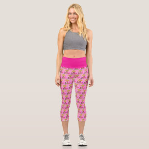 Leggings Capri Princesa de rosa