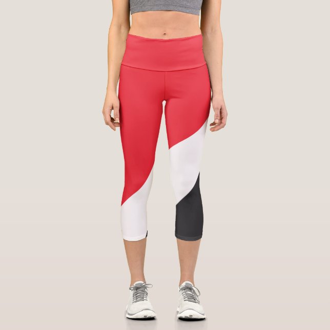 Leggings Capri Principado de Bandera Marítima (Anverso)