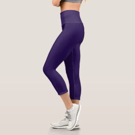 Leggings Capri Profundo morado real