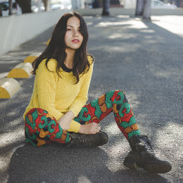 Leggings Capri Psicodélico