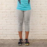 Leggings Capri Punto de Polka Gris<br><div class="desc">Leguas de polka puntocapri grises</div>