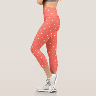 Leggings Capri puntos agridulces y blancos