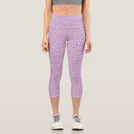 Leggings Capri Puntos Dalmatianos Lilac, Puntos Dalmatianos, Dota