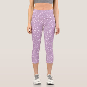 Leggings Capri Puntos Dalmatianos Lilac, Puntos Dalmatianos, Dota