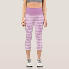 Leggings Capri Purple Sheet Music