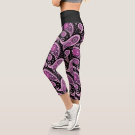 Leggings Capri PurplePaisley