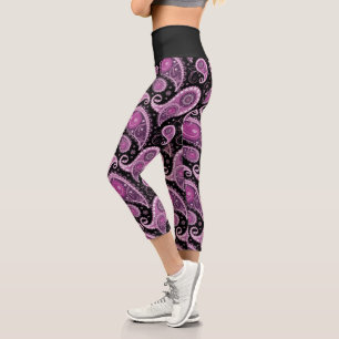 Leggings Capri PurplePaisley