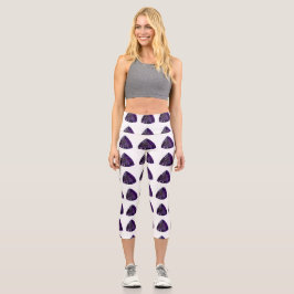 Leggings Capri Púrpura