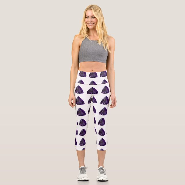 Leggings Capri Púrpura (Anverso)