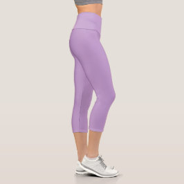 Leggings Capri Púrpura Pálido