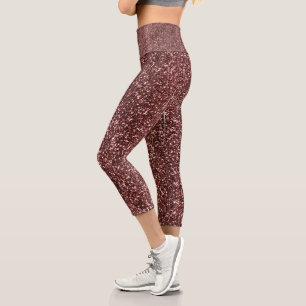 Leggings Capri Purpurina clásico ruso moderno