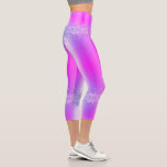 Leggings Capri Purpurina morado rosado gotea Fiesta Capri Leggier<br><div class="desc">Purpurina de neón morado rosado con gafas de espuma Fiesta de danza moderno - Añadir su texto único - Hacer su regalo especial - Redimensionar y mover o eliminar y agregar texto / elementos con la herramienta de personalización. Diseño de MIGNED. Por favor, vea mis otros proyectos. También puede transferir...</div>