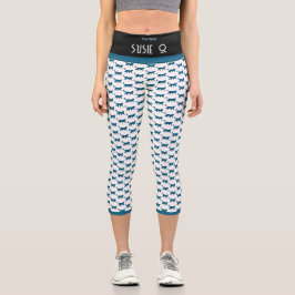 LEGGINGS CAPRI PURR BABY "NEGRO" PERSONALIZA CIÑEÑA ALTA