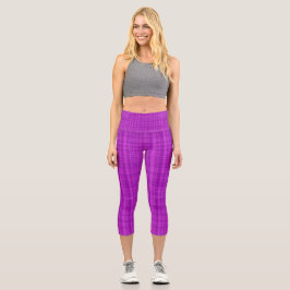 Leggings Capri ¿Qué tal "Rubor Radiance: Capris rosa de cintura a