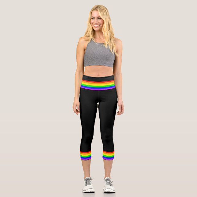Leggings Capri Rainbow Flag  (Anverso)