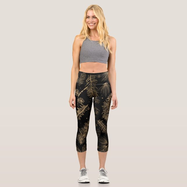 Leggings Capri Ramas y pino 2 (Anverso)